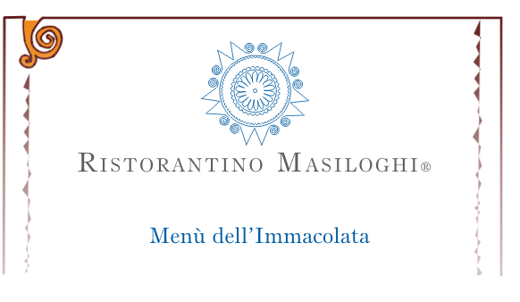 Menu dell'Immacolata